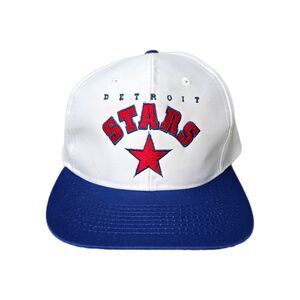 Vintage Detroit Tigers / Stars Promo Giveaway Snapback Hat Vtg